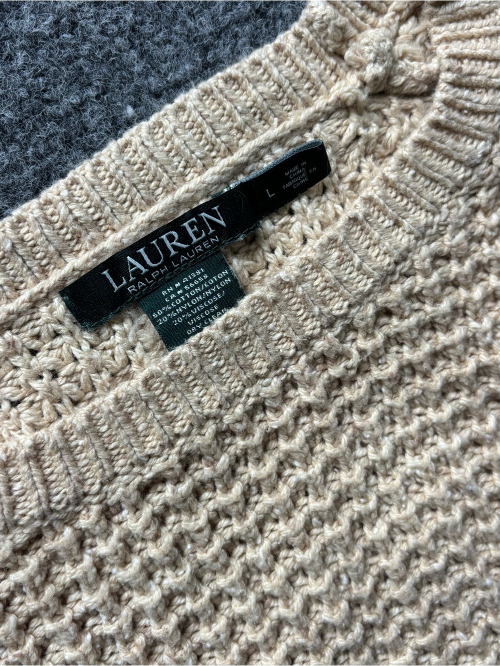 Lauren by Ralph Lauren Poncho Style Sweater